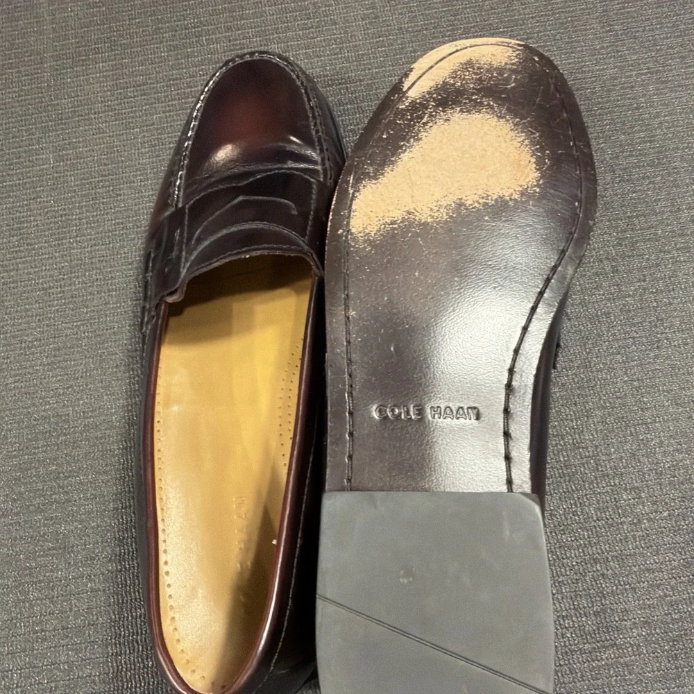 Cole Haan 03504 Pinch Penny Loafer Burgundy‎ Leather Mens 13 D UK 12 EU 48